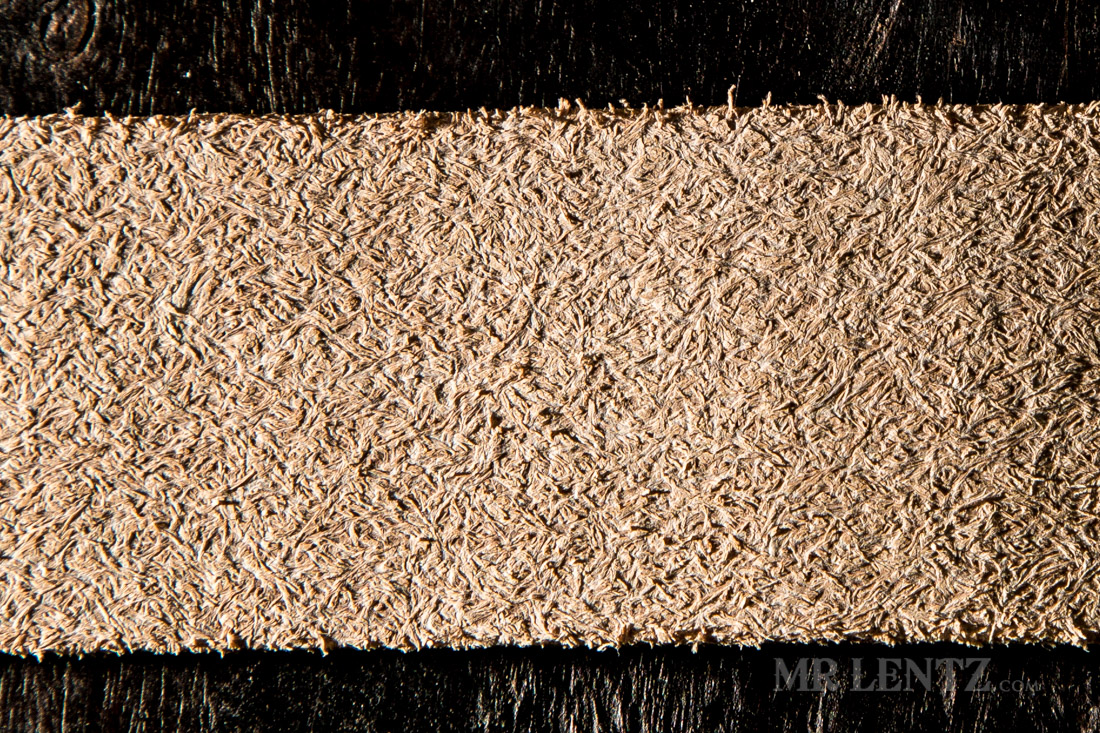 full grain leather flesh side