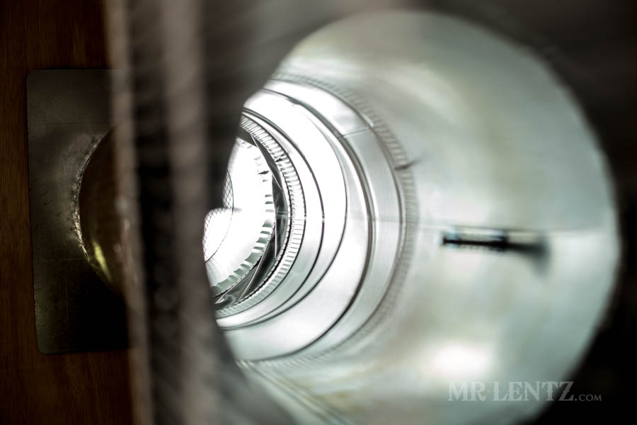 fresh air vent for workshop heater