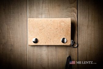 cork biker wallet with no chain