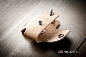 handmade cork key holder pocket