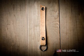 open cork keychain with snap