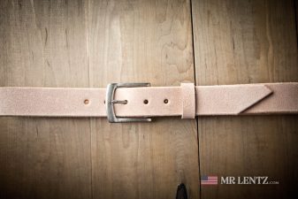 leather rough out belt