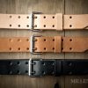 color options for wide double tongue belt