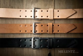 color options for wide double tongue belt