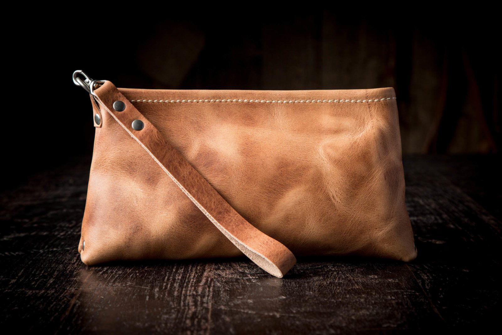 women leather handmade clutches
