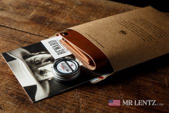 gift wrapped goods from mr Lentz leather