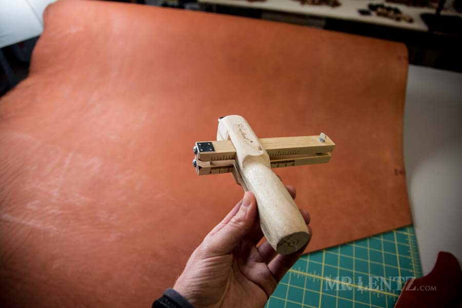 cutting the axe sheath strap