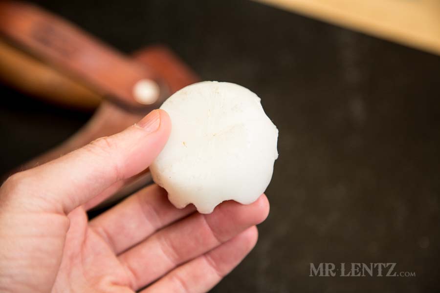 beeswax for edge finish