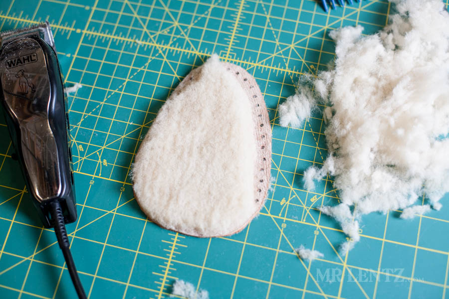 upper part of moccasin liner