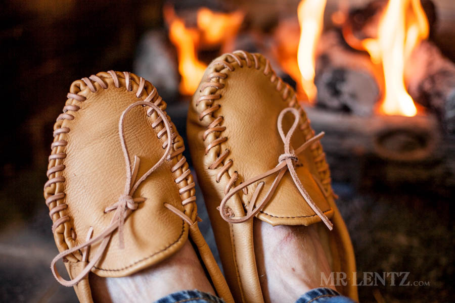 tutorial for moccasin making