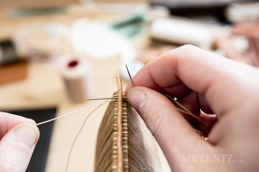 handmade leather goods sewing techniques