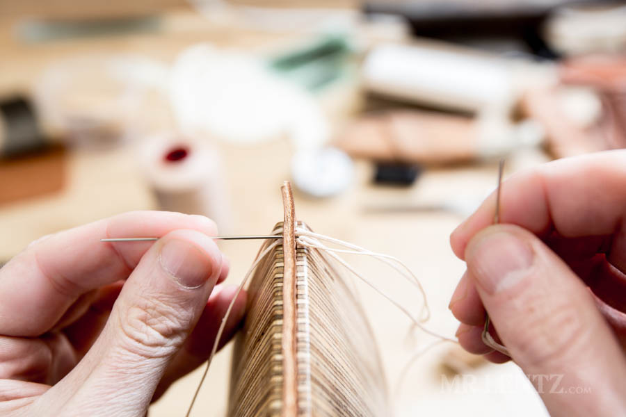 getting to know the saddle stitch method