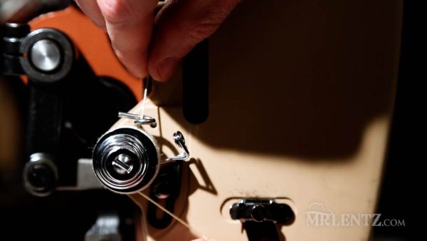 threading secondary tension on cobra leather sewing machine