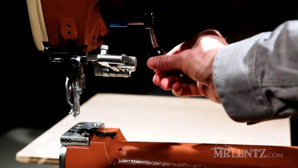 lifter handle on leather sewing machine