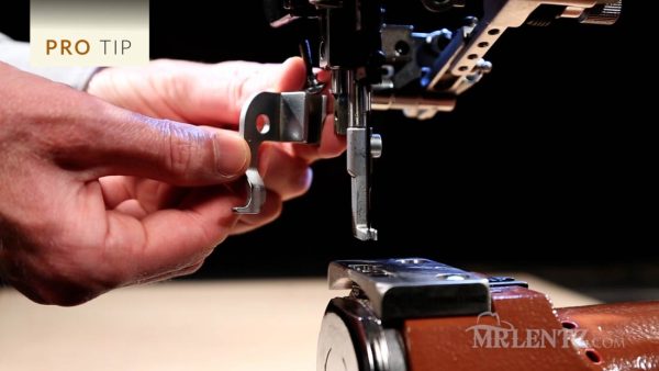 left toe pressor foot leather sewing machine