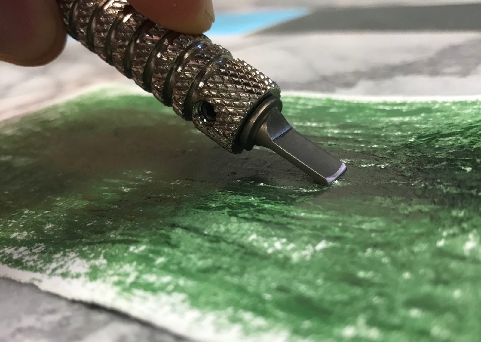 stropping a swivel knife