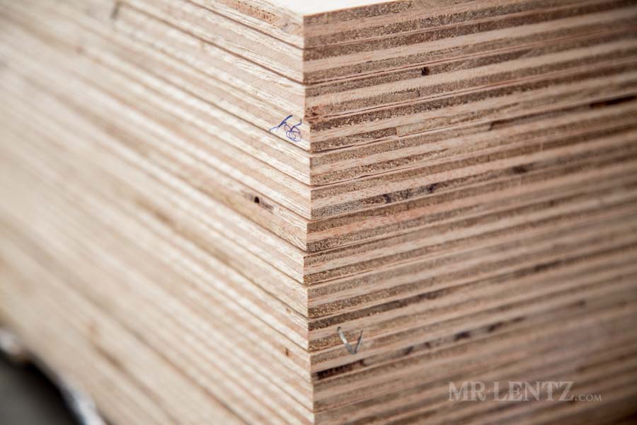 stack of plywood