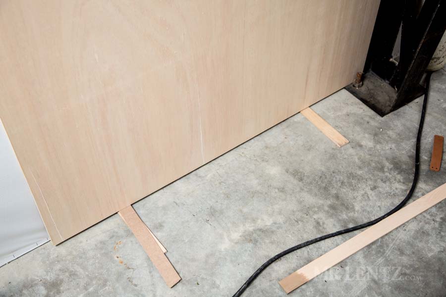 wood shims for plywood wall