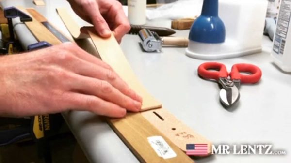 installing steel liner in a gun belt