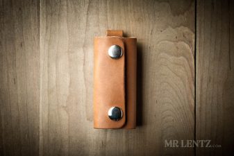 leather key wrap brown