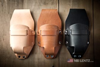 leather beer holster color options