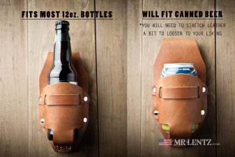 beer holster for bottles or cans