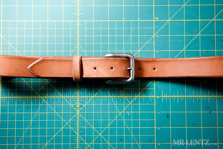 leather belt tutorial