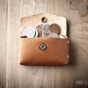 leather coin purse
