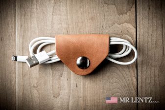 leather cord wrap for charging cables