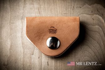 brown leather cord keeper usa made