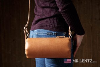 elegant leather purse