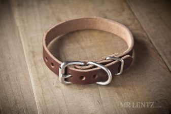 leather dog collar for small dogs