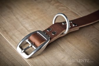 leather dog collar for medium dogs