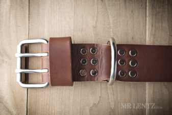 large leather dog collar for strong dogs