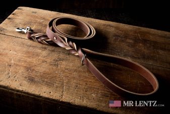 handmade leather dog leash