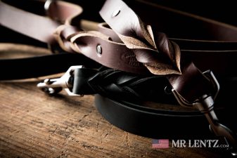 thick leather dog leashes