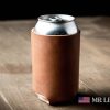 leather can koozie