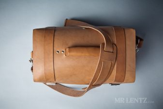 top view mens duffel bag