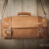 mens leather duffel bag by mr. lentz