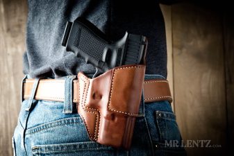 leather holster for glocks on waist owb