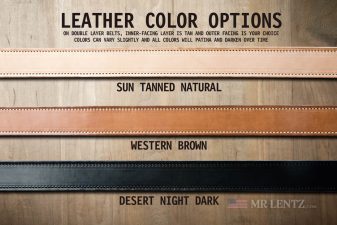 gun belt color options