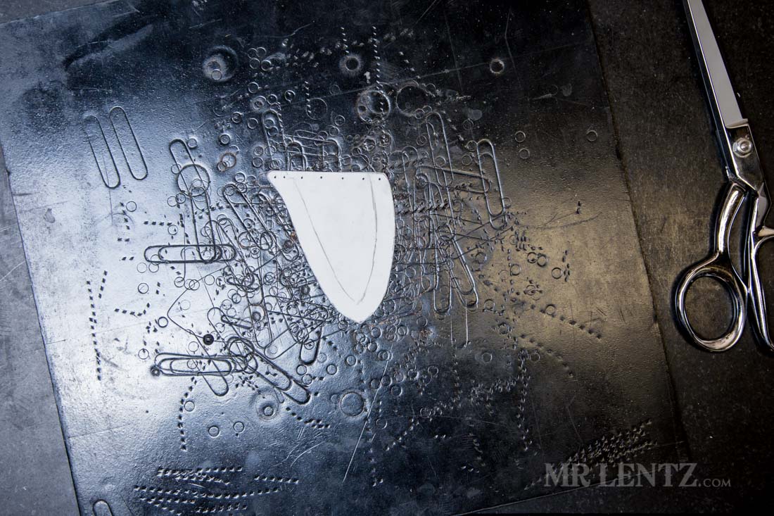 top piece of knife template