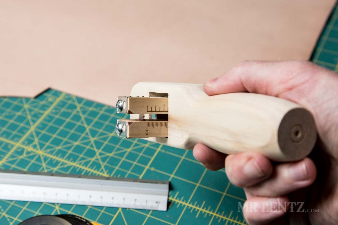 leather strap cutter set to 5-8 inches
