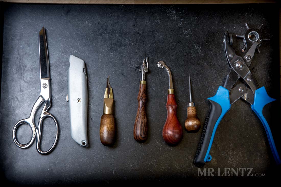 cutting tools used in knife sheath making