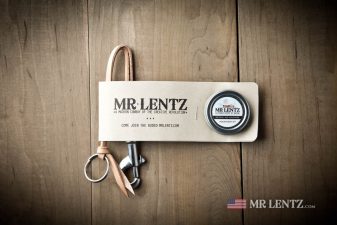 free conditioner with leather knot keychain