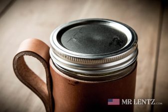 lid included with mason jar mug