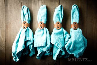 western leather napkin rings 4 pack