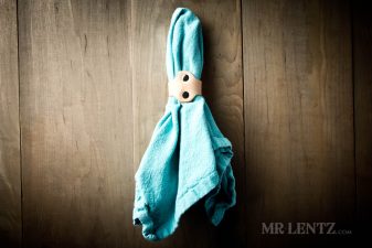 tan western napkin ring