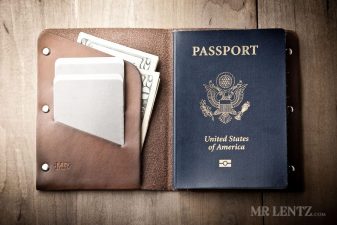 leather passport wallet