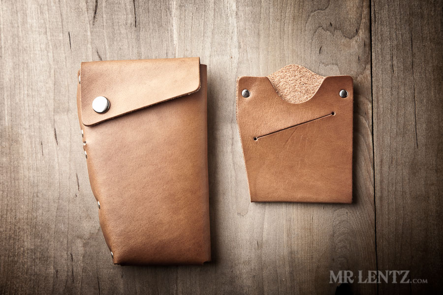 Brown Leather Holster Wallet